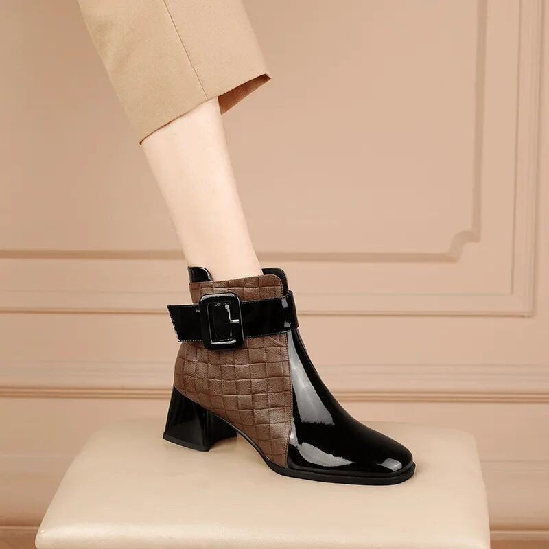 🔥🔥【35-40】✨👢2025 őszi-téli új divat kiváló minőségű, kézzel készített női bőr cipők