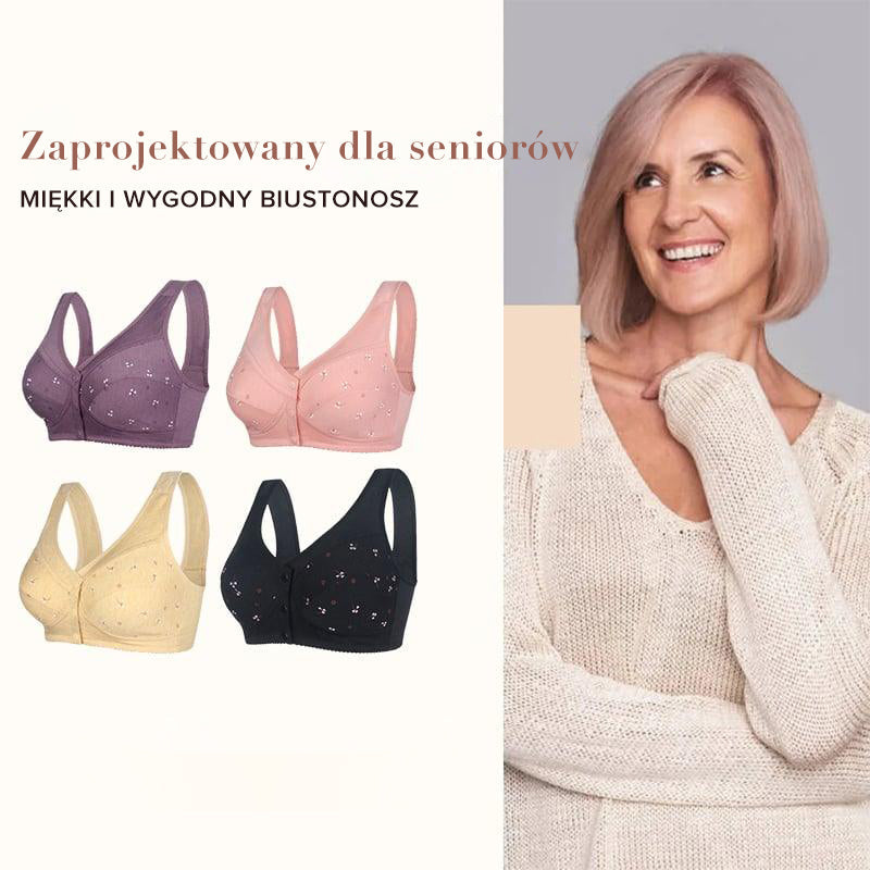 (3 csomag) Senior Design Cotton Front Closure melltartó