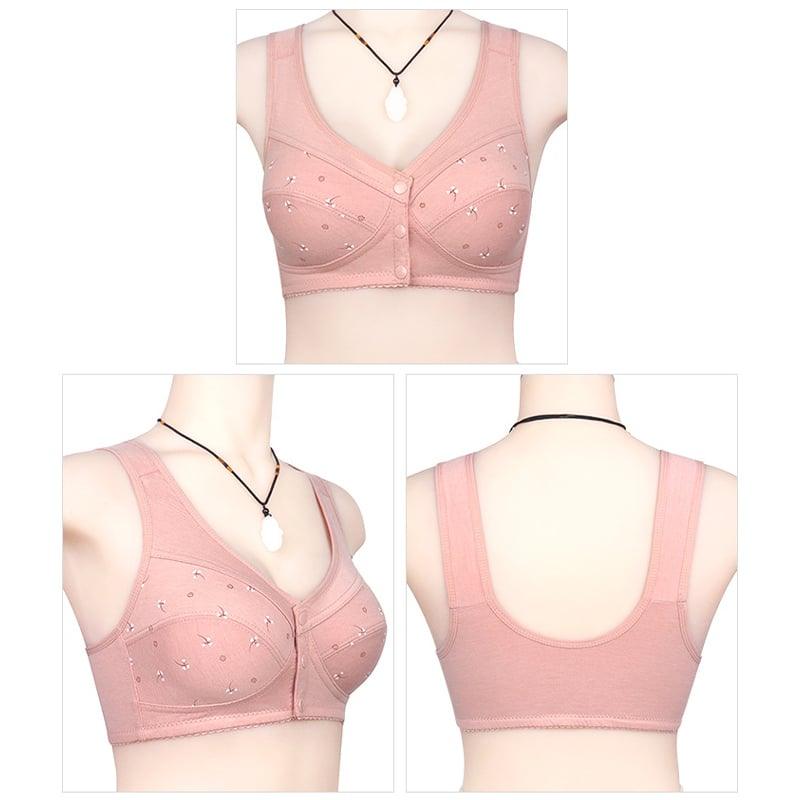 (3 csomag) Senior Design Cotton Front Closure melltartó