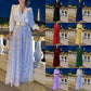 Bő jumpsuit hosszú ujjú, garbós inggel kombinálva